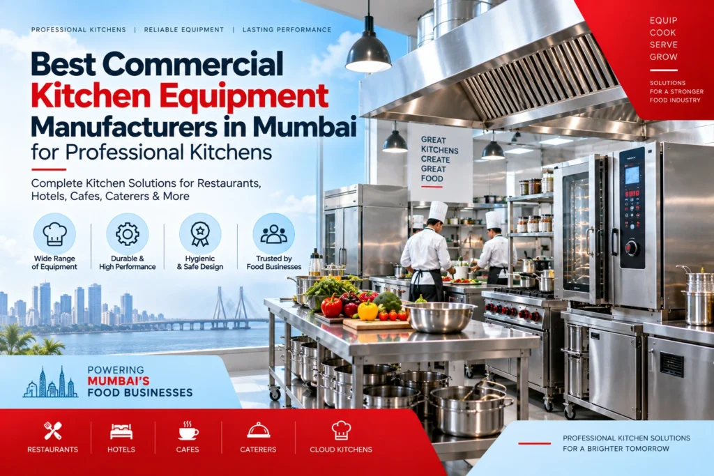 Commercial kitchen equipment manufacturers in Mumbai